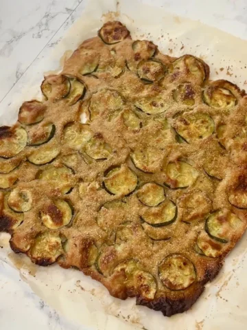 Zucchini Schiacciata (Zucchini Flatbread)