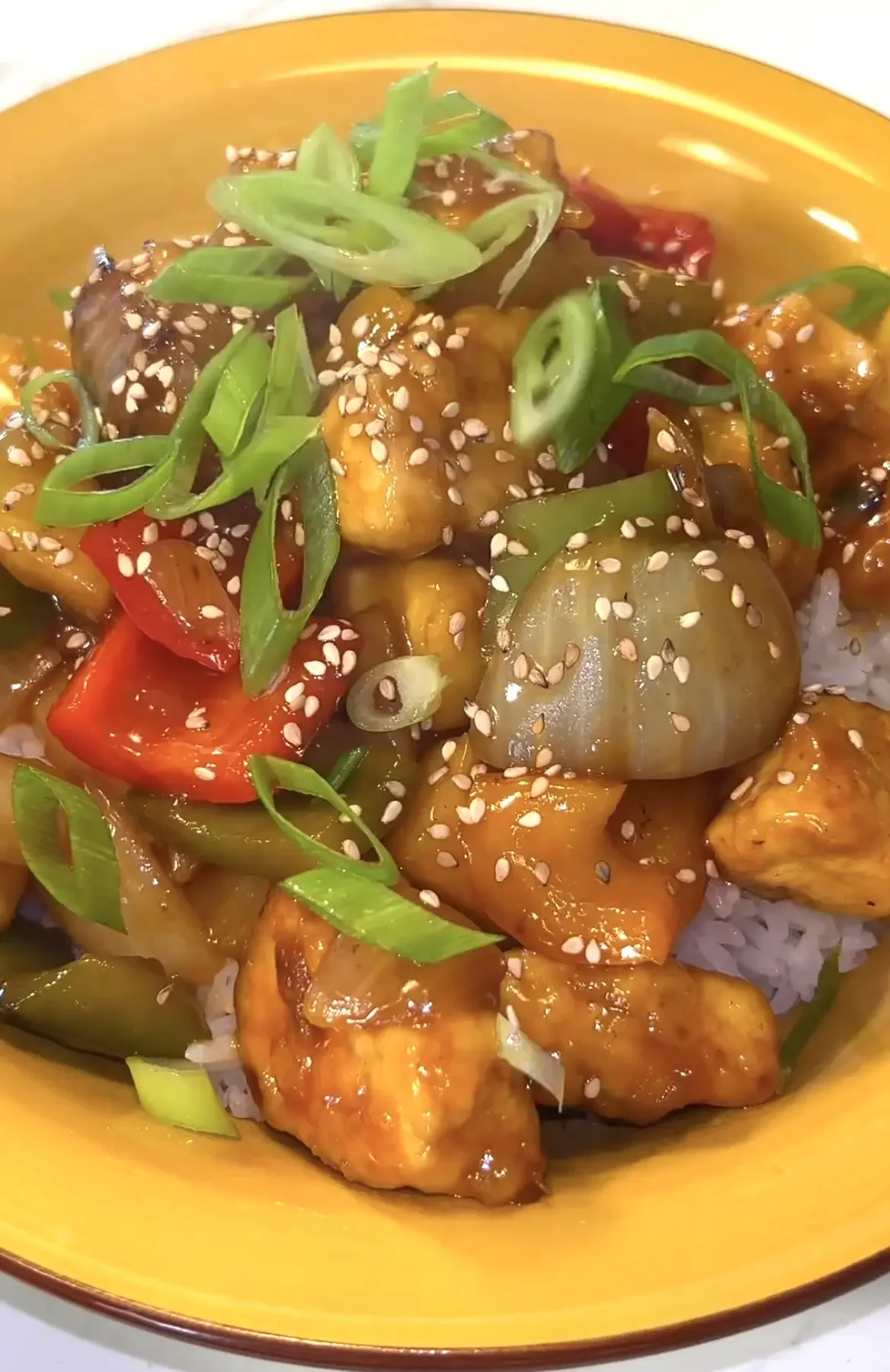 Sweet and Sour Tofu