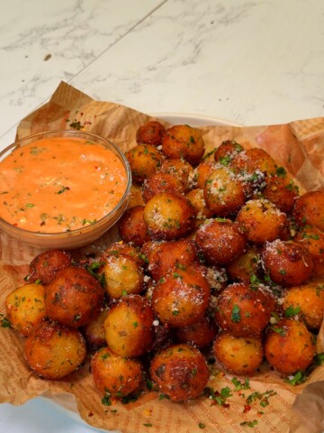 Crispy potato balls
