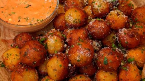 Crispy potato balls