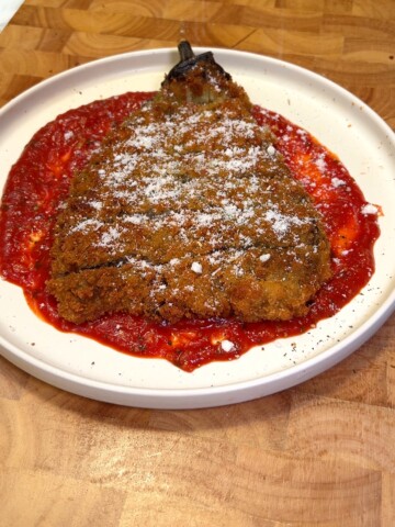 Crispy Eggplant with Marinara Sauce