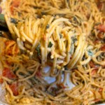 baked Tomato and Spinach Pasta
