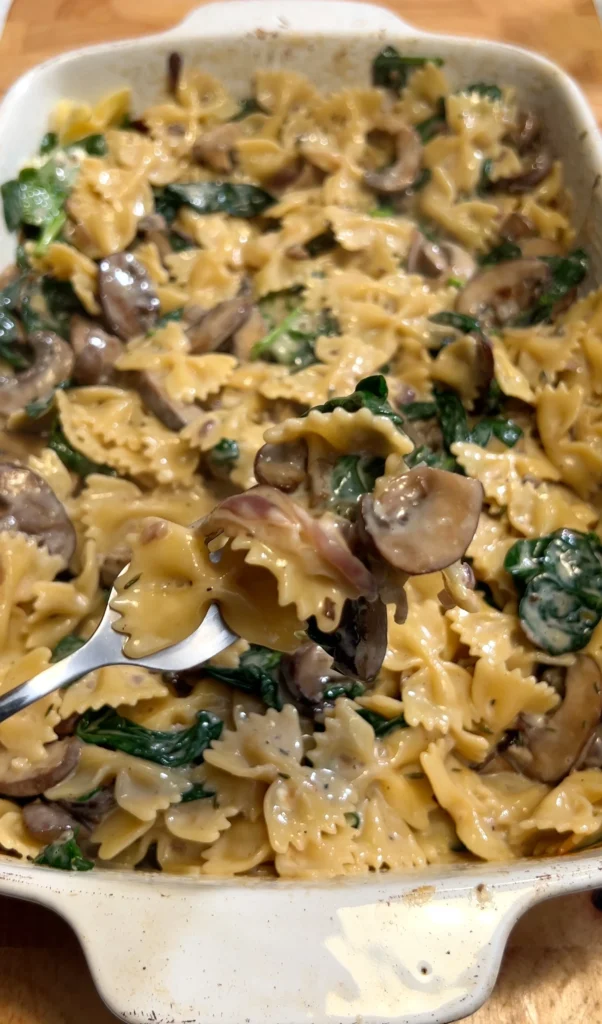 Creamy Garlic Mushroom Pasta