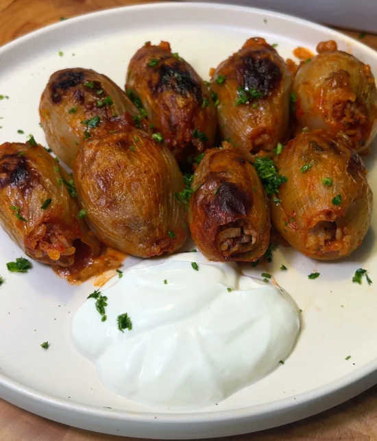 Stuffed onions