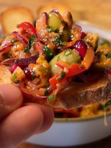 Olive Salad with Pomegranate and Walnuts thumbnail