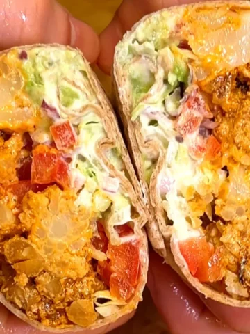 Roasted Chickpea and Cauliflower Wraps thumbnail