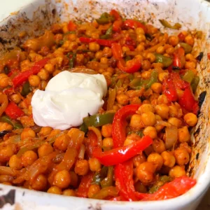 chickpea and pepper bake thumbnail