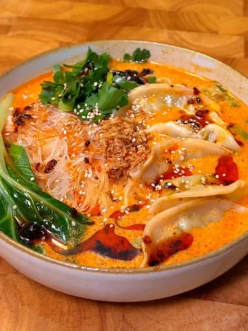 Easy Dumpling soup example picture