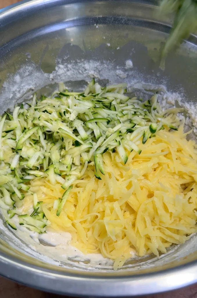 flatbread dough vegetables