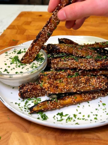 Eggplant fries