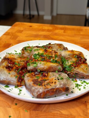 crispy rice paper dumplings