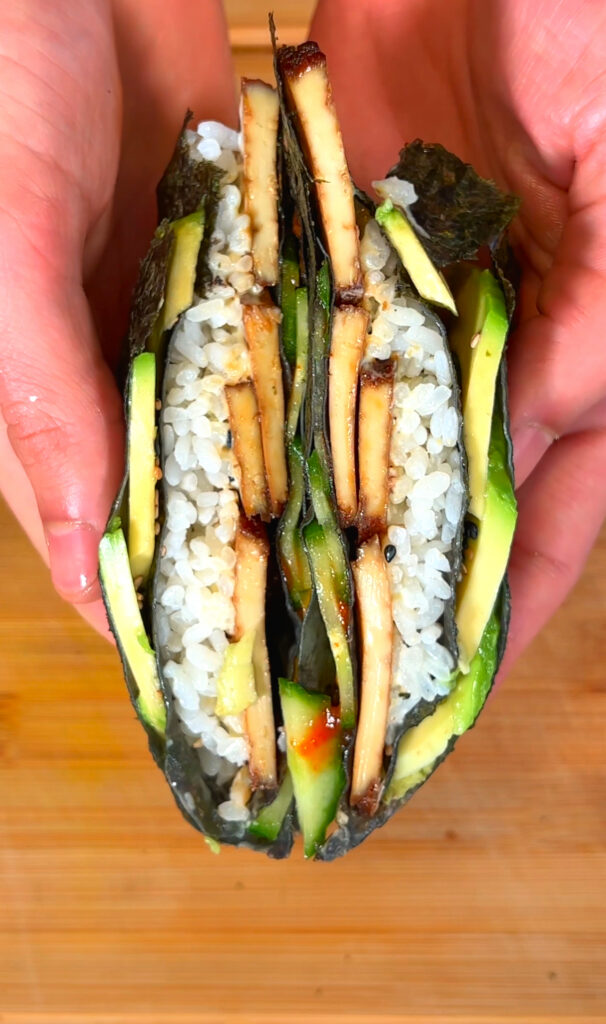 folded sushi wrap