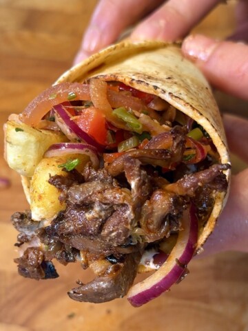 Mushroom shawarma