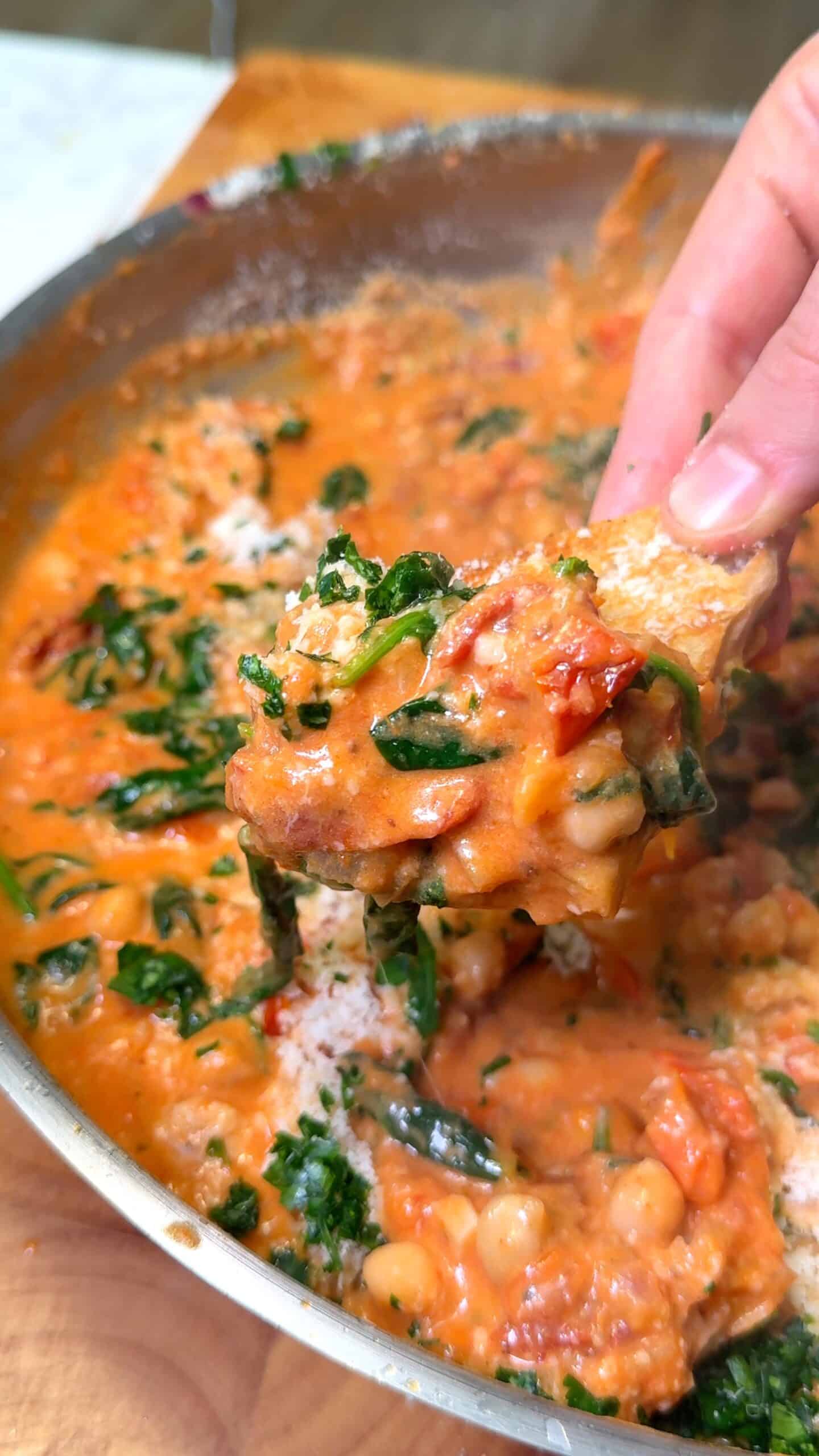 Marry Me Chickpeas: Creamy Tomato & Chickpea Stew (Vegan & Easy)