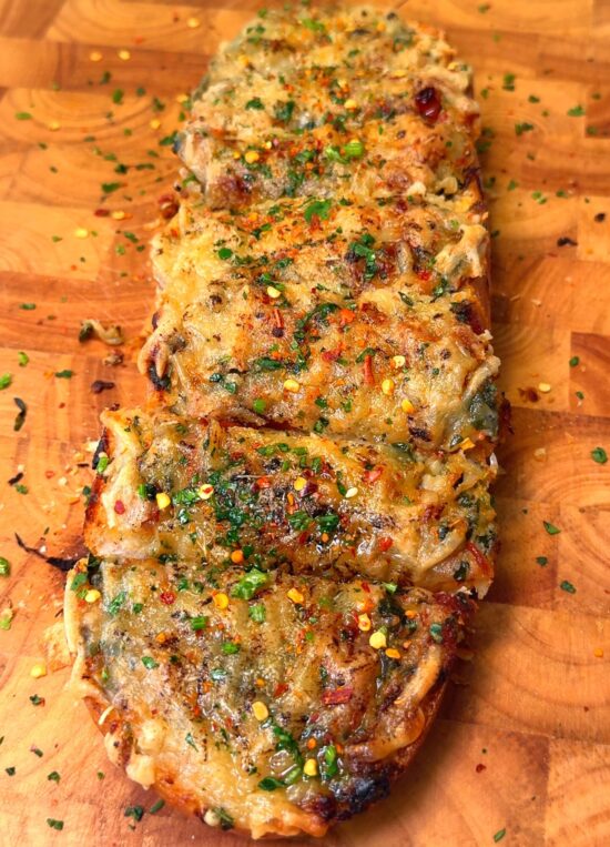 Cheesy Roasted Garlic Bread