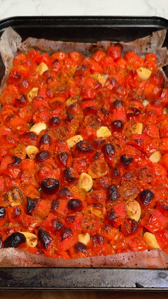 roasted tomato and garlic