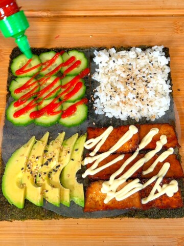 vegan sushi wrap