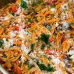 Roasted veggie pasta