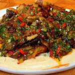 Smashed Chimichurri Potatoes