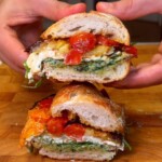 eggplant pesto sandwich