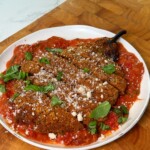 Air Fryer Eggplant Parmesan