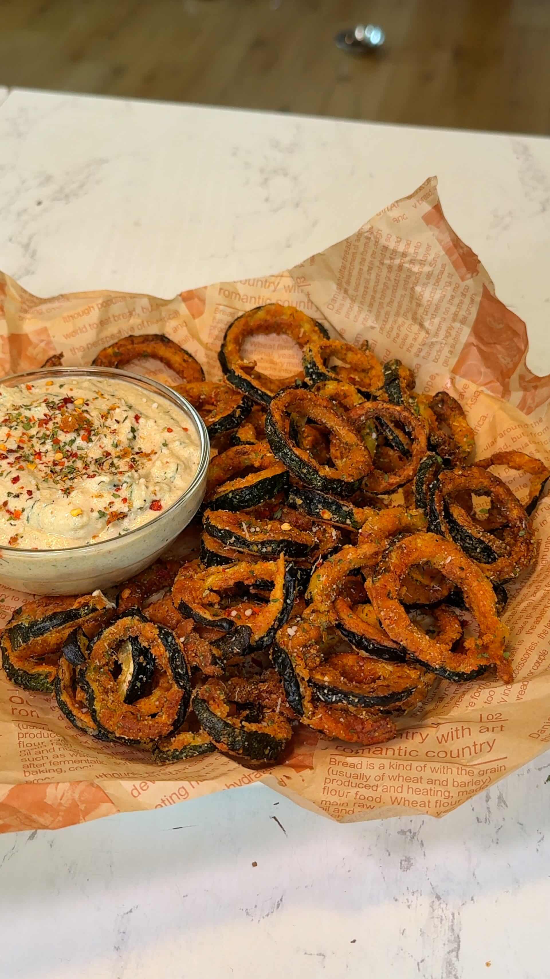 Crispy Zucchini Rings