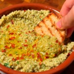 Creamy Olive & Vegan Feta Dip