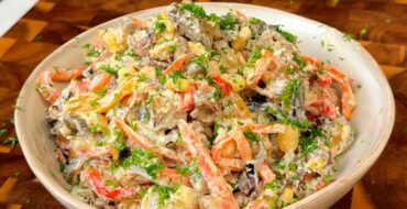 Creamy Roasted Veggie Potato Salad