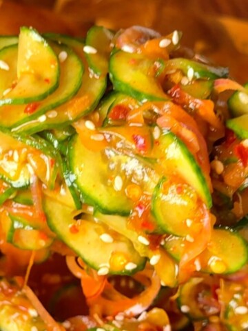 Spicy Korean-Style Cucumber Salad