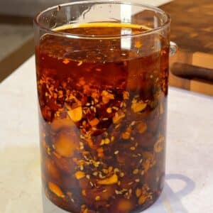 Garlic Chili Oil with Peanuts