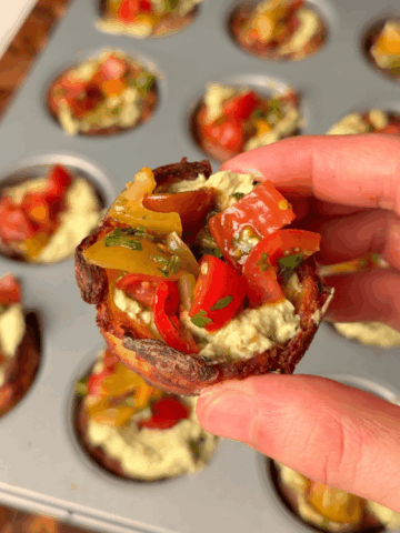 Crispy Smashed Potato Cups
