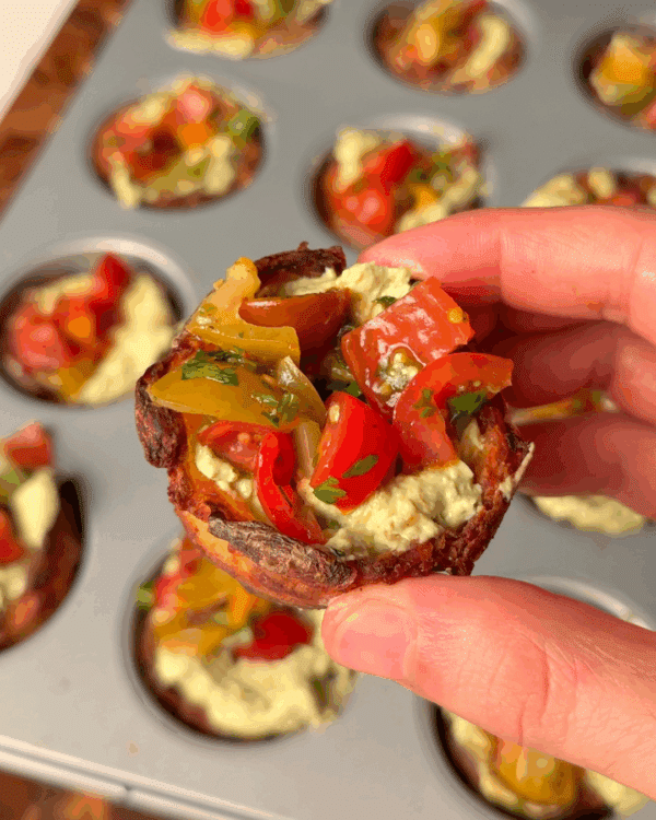 Crispy Smashed Potato Cups
