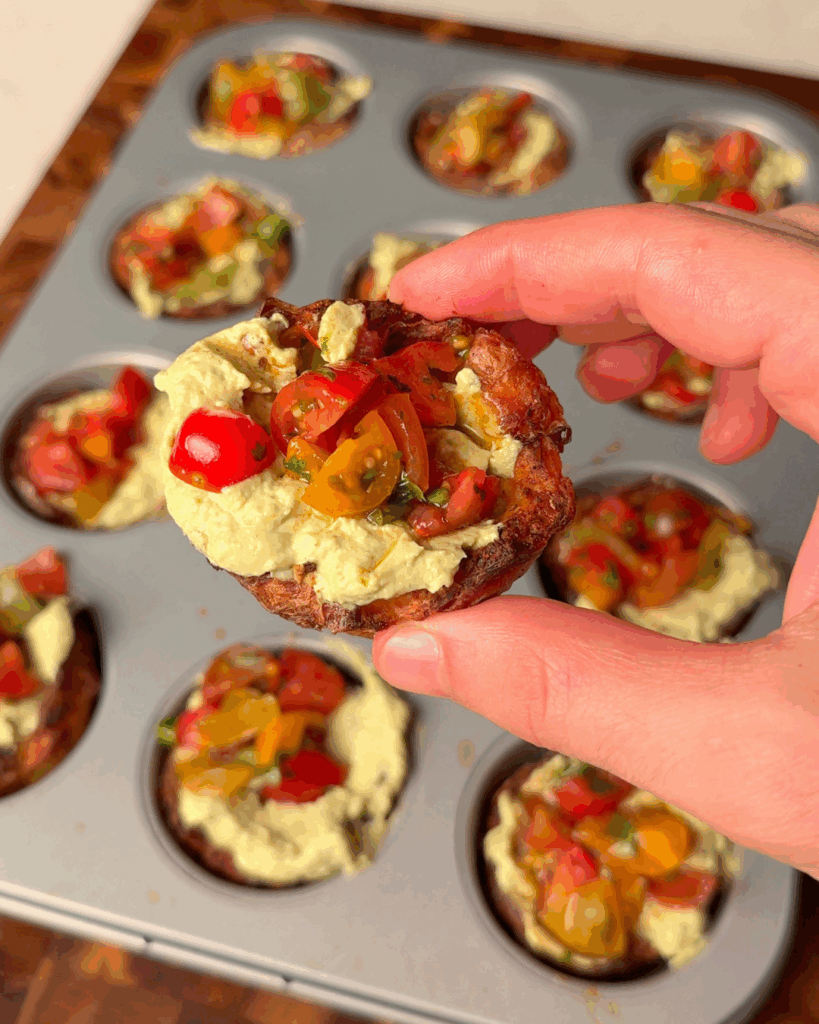 Serve and enjoy
These are best served right away while the cups are still warm and crispy.