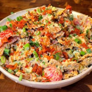 Spicy Crispy Pasta Salad